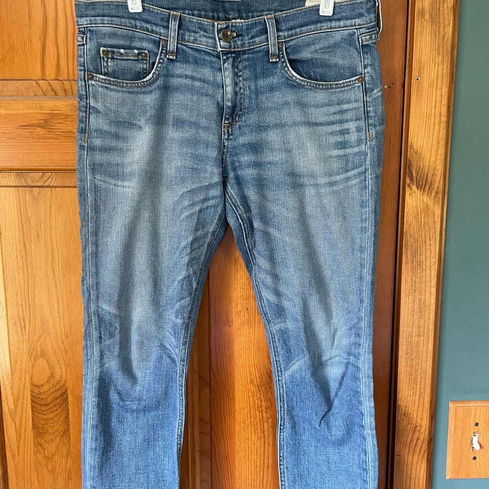 Rag & Bone Tomboy jeans in West Village denim, size 29